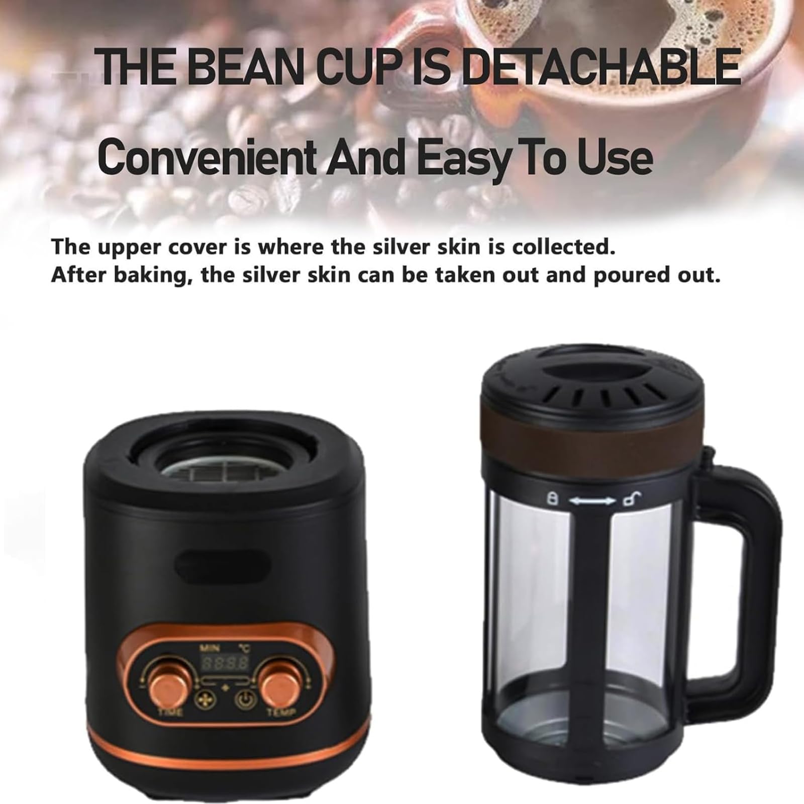 Amazon.co.jp : 電動 コーヒー 豆 ロースター 300g - プロ 2200W